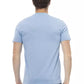 Baldinini Trend Light Blue Cotton Men T-Shirt