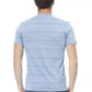 Baldinini Trend Light Blue Cotton Men T-Shirt