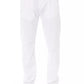 Baldinini Trend White Cotton Men Chino Trousers