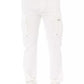 Baldinini Trend White Cotton Men Cargo Pant