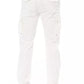 Baldinini Trend White Cotton Men Cargo Pant