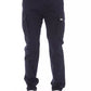 Baldinini Trend Blue Cotton Men Cargo Trouser