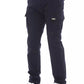 Baldinini Trend Blue Cotton Men Cargo Trouser