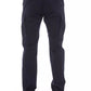 Baldinini Trend Blue Cotton Men Cargo Trouser