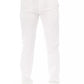 Baldinini Trend White Cotton Men Chino Trouser