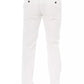 Baldinini Trend White Cotton Men Chino Trouser