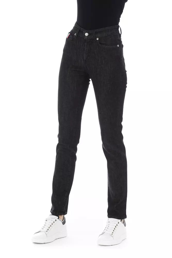 Baldinini Trend Black Cotton Women's Jean