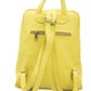 Baldinini Trend Sunshine Yellow Leather Backpack