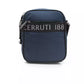 Cerruti 1881 Blue Nylon Men Messenger Bag