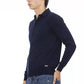 Baldinini Trend Blue Cotton Men Shirt