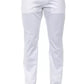 PT Torino White Cotton Men Trouser