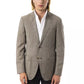 Uominitaliani Gray Wool Men Blazer