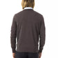 Uominitaliani Gray Merino Wool Men Sweater