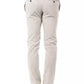 Uominitaliani Gray Cotton Men's Casual Pant