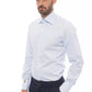 Billionaire Italian Couture Light Blue Cotton Men Shirt