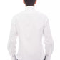 Billionaire Italian Couture White Cotton Men Shirt