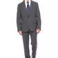 Billionaire Italian Couture Gray Wool Men Suit