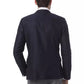 Billionaire Italian Couture Blue Wool Men Blazer