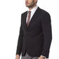 Billionaire Italian Couture Black Wool Men Blazer