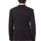 Billionaire Italian Couture Black Wool Men Blazer