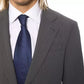 Billionaire Italian Couture Gray Wool Men Suit