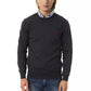 Uominitaliani Gray Merino Wool Men Sweater