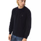 Uominitaliani Blue Wool Men Sweater