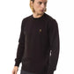 Uominitaliani Brown Merino Wool Men Sweater