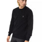 Uominitaliani Black Merino Men Sweater