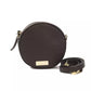 Pompei Donatella Brown Leather Women Crossbody Bag