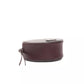 Pompei Donatella Chic Burgundy Small Oval Crossbody Bag