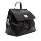 Pompei Donatella Black Leather Women Handbag