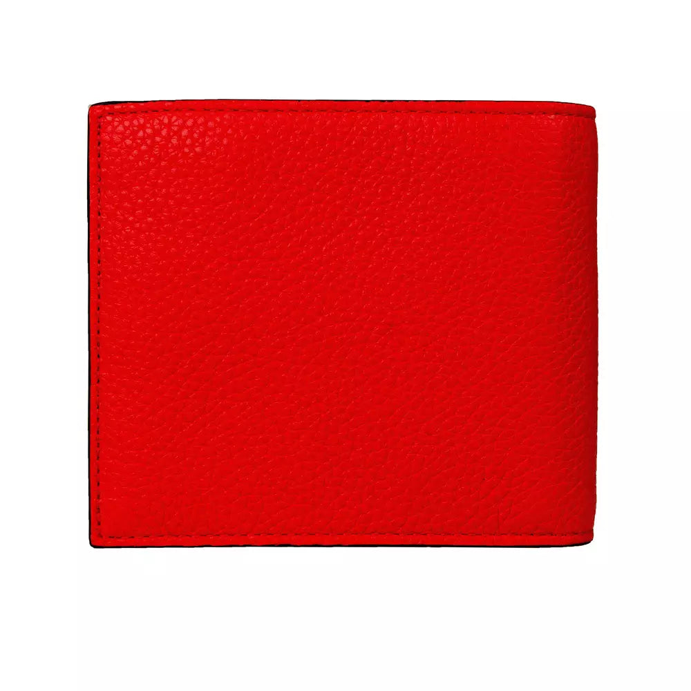 Neil Barrett Red Leather Men Wallet