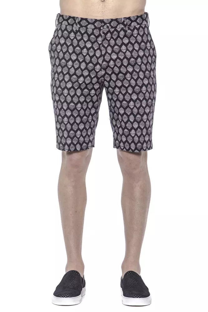 PT Torino Blue Cotton Men's Bermuda Short