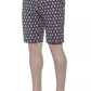 PT Torino Blue Cotton Men's Bermuda Short