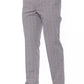 PT Torino Gray Cotton Men Trousers