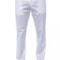 PT Torino White Cotton Men's Trouser