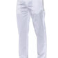 PT Torino White Cotton Men's Trouser