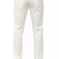 PT Torino White Cotton Mens Trouser