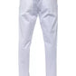 PT Torino White Cotton Men's Trouser