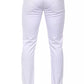 PT Torino White Cotton Men Trouser