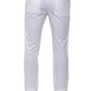 PT Torino White Cotton Men Trouser