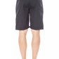 Verri Black Cotton Men's Casual Short