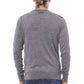 Verri Gray Wool Men Cardigan