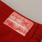 Dolce & Gabbana Chic Red Cotton Denim Pants