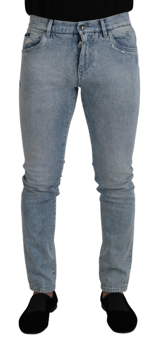 Dolce & Gabbana Classic Light Blue Denim Pants