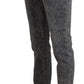 Dolce & Gabbana Elegant Gray Washed Denim Pants