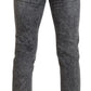 Dolce & Gabbana Elegant Gray Washed Denim Pants