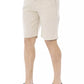 Baldinini Trend Beige Cotton Men Short