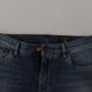 Dolce & Gabbana Elegant Slim-Fit Denim Pants in Blue Washed